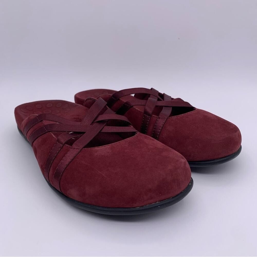 Vionic Claire Suede Slip On Mules Casual Flat Women Shoes - Size: 6 - Picture 7 of 14